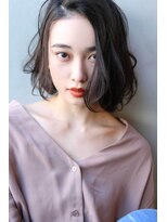 ブラン 天王寺(Blanc)&nbsp;【Blanc/天王寺】イルミナカラー/丸みショート/ボブ２