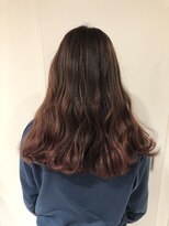 ヘアメイクミワ(HAIR+MAKE MIWA) ココアブラウン × ピンク