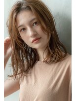 オースティン 調布アミックス(AUSTIN)&nbsp;大人かわいい前髪セシルカットココアブラウンフリンジウェーブ