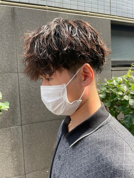 クオル 立川(QOL) ツイストパーマツイストスパイラルパーマツーブロック刈り上げ