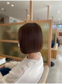 大人可愛い ぷつっとボブ 10代20代
