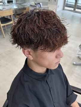 フィフス 天神大名(fifth) 波巻きスパイラルパーマツイストパーママッシュメンズパーマ束感