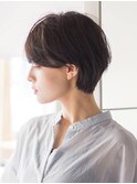 ショートボブ20代30代40代大人可愛い暗髪うる艶髪青山表参道