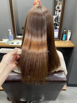 ボアップ 京橋店(boappu) #エアーストレート#酸性縮毛矯正#ストレート#ロングヘア