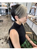 前髪ブリーチケアブリーチ