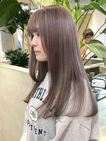 サンクプロジェクト(cinq PROJECT)&nbsp;ダブルカラーインナーカラーミルクティーベージュローライト韓国