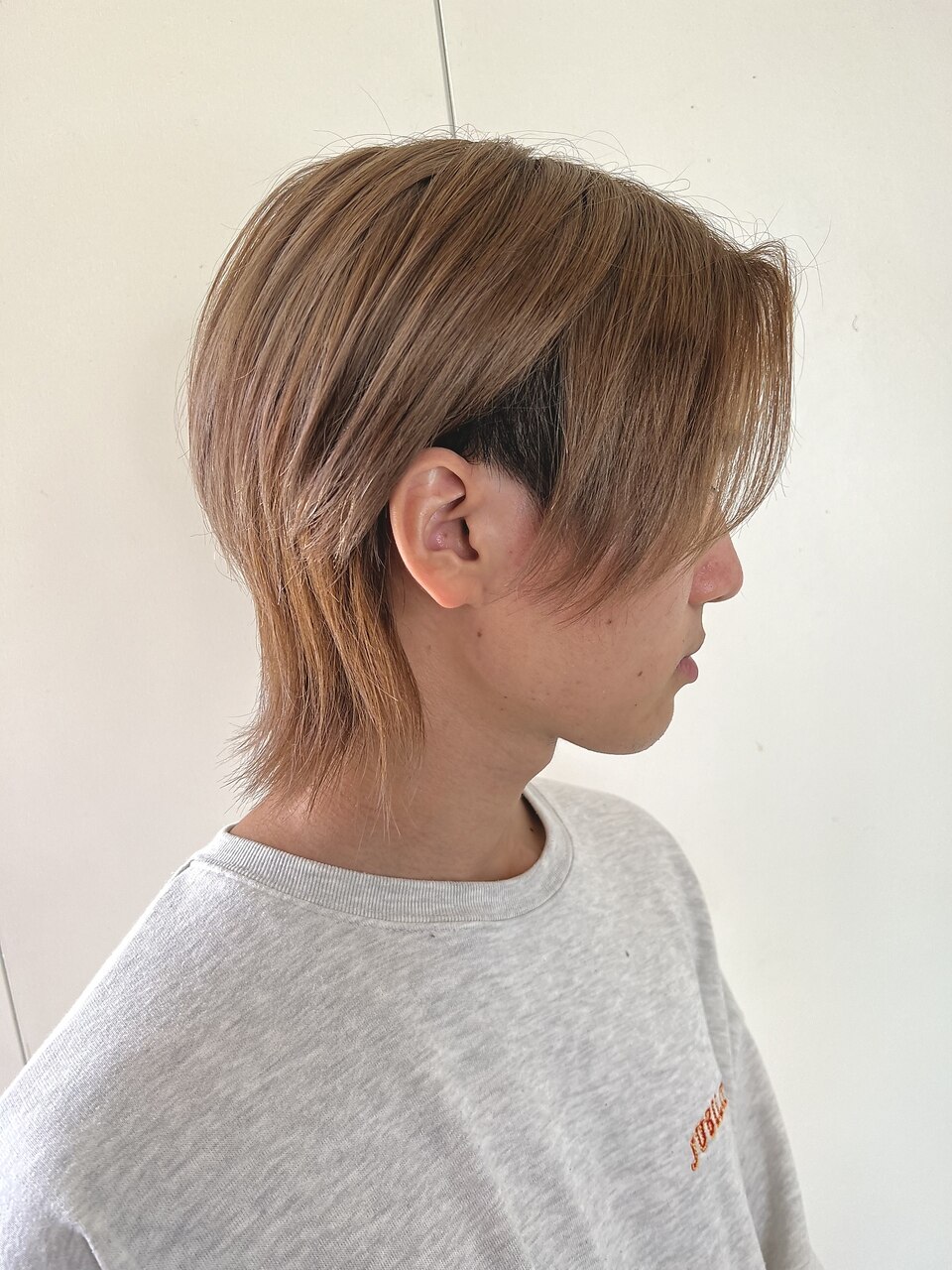 孤独なセンター分け フルウィッグ ワンレンストレート ウィッグ ロング センター分け