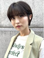 ロンドシエル 横浜(Lond ciel)&nbsp;前髪×マッシュショート×アッシュブラウン【横浜ショート】