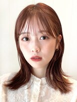 ガーデン ムサシコスギ(GARDEN MUSASHIKOSUGI)&nbsp;シースルーバング/鎖骨ではねるストレートミディアム/外ハネ