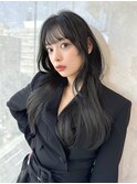 レイヤーカット韓国ヘア