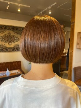 スタンダード(STANDARD)の写真/【ショートヘアに自信あり◎】どこから見ても綺麗なフォルム＆お顔が小さく見えるスタイル叶えます◇