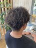 【★メンズメニュー★】カット+パーマダメージレストリートメントつき