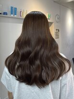 ブレンド 渋谷(BLend) マチルダボブ前髪ハイライトグレージュ