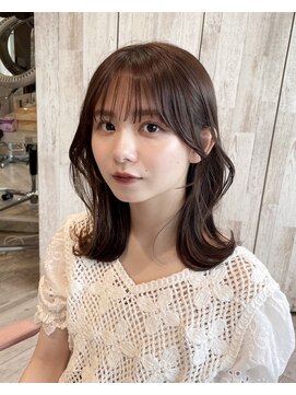 リボーンアルファ 船橋店(reborn α) シースルーバング/くびれヘア/顔まわり