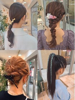 チップ タップ 成増店(tip top)の写真/かっちり～カジュアルアレンジまで各種イベントはサロンでオシャレに決めて＊キッズアレンジも対応◎