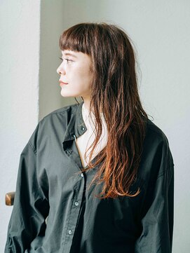 エクファ ヘア リゾート 大津 瀬田店(ex-fa hair resort) 前髪/アンブレラカラー/こなれミディ/イメチェン/ウェーブパーマ