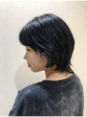 暗髪おしゃれ♪ブルーブラック☆