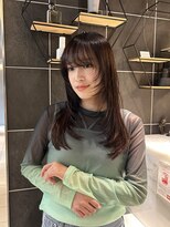 クーラ(Cura) 【Cura原宿】顔周りレイヤー・美髪矯正ロング・艶ブラウン