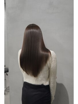 ネイヴィル 銀座(navile) 酸性ストレート×オリーブベージュ