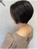 ショート/大人ショート/ツヤ髪/小顔ヘア/大人女性/透明感/平塚