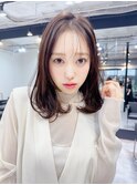 ワンカール/ナチュラルカール/シースルーバング/小顔/前髪