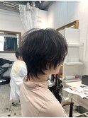 大人かわいいマッシュウルフ