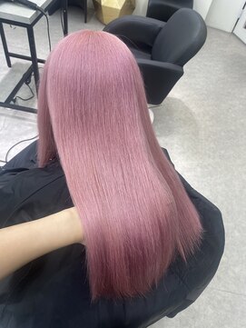 ペレ 渋谷(PELE) ホワイトグレージュ/デジタルパーマ/チェリーブラウン/渋谷