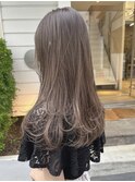 ベージュカラー/ブリーチなしダブルカラー/赤み消し/渋谷/原宿