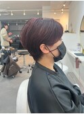 ◇大人可愛い20代30代40代50代前下がりショートボブ丸みショート