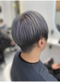 MENSツーブロック×ダブルカラー