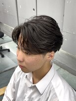 ゼストプール(ZEST POOL) メンズ フェザーパーマ 吉祥寺 センターパート
