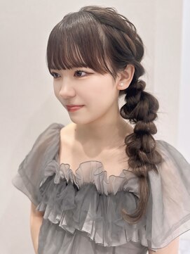 モナバイルーブル(MONA by Louvre) 【MONA名古屋駅/名駅】サイド編みおろし/ヘアセット/結婚式ヘア