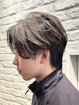 外国人風センターパート