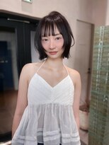 ジーナ 渋谷神南(Zina)&nbsp;レイヤーカット/ミディアムレイヤー/韓国レイヤー/韓国ヘア/前髪