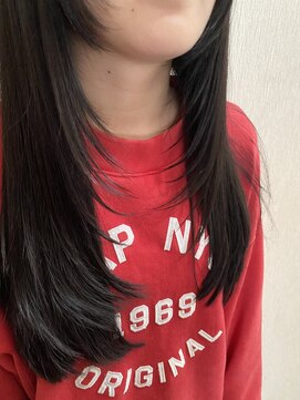 アズワンヘアー(as one hair) レイヤーロング