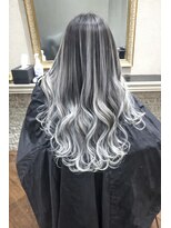 ワンスタイル(One style)&nbsp;【2ブリーチ】バレイヤージュ＋髪質改善トリートメント