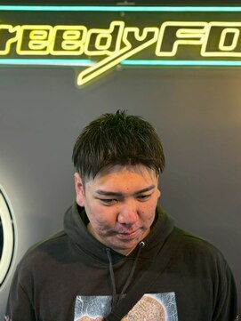 グリーディーフォックス 三軒茶屋(GreedyFOX) 波巻き/マッシュパーマ/ウルフ/ハイライト<理容室>三軒茶屋