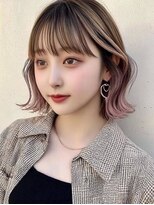 ネハス 名古屋栄店(nehus.) インナーカラー/ブリーチカラー/レイヤーカット/ダブルカラー