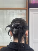 カチモリヘア〈リボンアレンジ〉