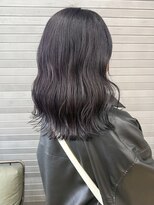 ロックス バイ マグ 松本(rocks BY MAG)&nbsp;★透明感グレージュ×ブリーチなしダブルカラーラベンダー艶感◎