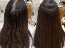 前髪の割れ・広がり・生え癖の悩みに！髪本来の扱いやすさを引き出すヘアリセッター！