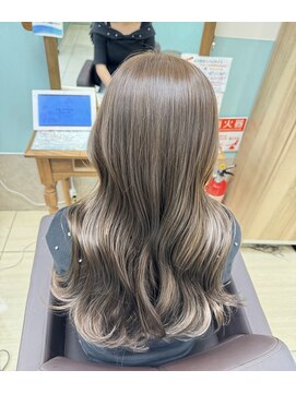 アースオーセンティック 大分下郡店(EARTH Authentic) ブリーチなし！透明感抜群オリーブベージュ