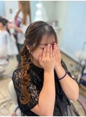 サイド編み下ろし