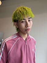 ヘアサロン エン(hair salon en.)&nbsp;個性を楽しむハイトーンデザインカラー