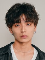 フィフス 大分(fifth)&nbsp;大分シャドウパーマメンズカットラウンドマッシュツーブロック