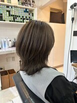 ハーツ 青山表参道店(Heart's) 白髪ぼかし脱白髪染め似合わせショートボブ40代50代60代