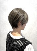 ショート/ハンサムショート/カーキベージュ/マッシュショート