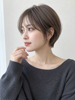 エイプリル 府中(APRiL) 似合わせカット+オリーブアッシュ+髪質改善