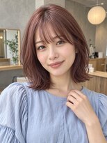 ウト(Uto)&nbsp;レイヤーカット/ピンクベージュ/メテオカラー/髪質改善/烏丸四条