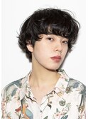 毛先の質感がやわらかいマッシュスタイル